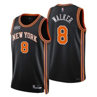 Men's Kemba Walker New York Knicks 75th Anniversary Diamond Jersey