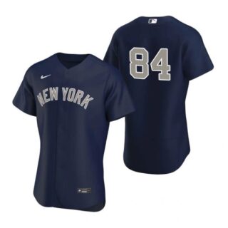Men's Albert Abreu New York Yankees Flex Base Jersey Navy
