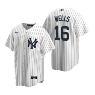 Men's Austin Wells New York Yankees Cool Base Jersey White