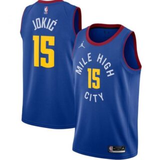 Men's Nikola Jokić Denver Nuggets Basketball Jersey Blue