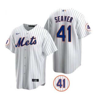 Men's #41 Tom Seaver New York Mets Royal Jersey Cool Base White