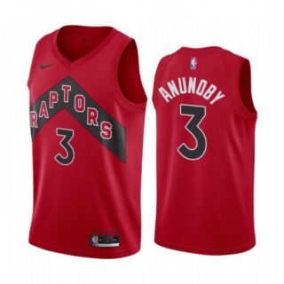 Men's OG Anunoby Toronto Raptors Basketball Jersey Red