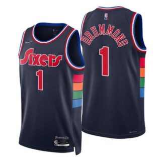 Men's Andre Drummond Philadelphia 76ers 75th Anniversary Diamond Jersey