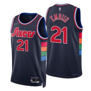 Men's Joel Embiid Philadelphia 76ers 75th Anniversary Diamond Jersey