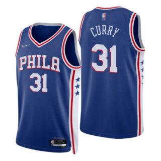 Men's Seth Curry Philadelphia 76ers 75th Anniversary Diamond Jersey