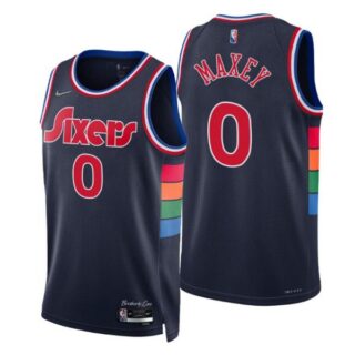 Men's Tyrese Maxey Philadelphia 76ers 75th Anniversary Diamond Jersey