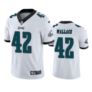 Men's K'Von Wallace Philadelphia Eagles Vapor Limited Jersey Stitched White