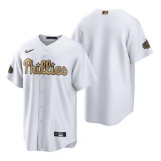 Men's Cool Base Philadelphia Phillies 2022 MLB All-Star Game White Stitched Jersey