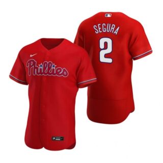 Men's #2 Jean Segura Philadelphia Phillies Flex Base Jersey Red