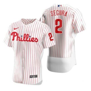 Men's #2 Jean Segura Philadelphia Phillies Flex Base Jersey White