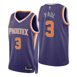 Men's Chris Paul Phoenix Suns 75th Anniversary Diamond Jersey Purple Icon Editon