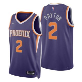 Men's Elfrid Payton Phoenix Suns 75th Anniversary Diamond Jersey Purple Icon Editon