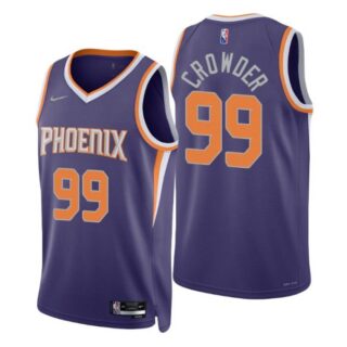Men's Jae Crowder Phoenix Suns 75th Anniversary Diamond Jersey Purple Icon Editon