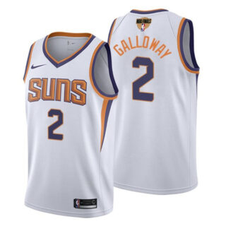 Men's #2 Langston Galloway Phoenix Suns 2021 NBA Finals Jersey White Association