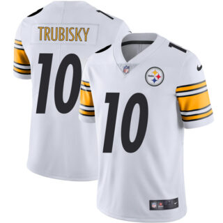 Men's Pittsburgh Steelers Mitchell Trubisky White Vapor Limited Stitched Jersey