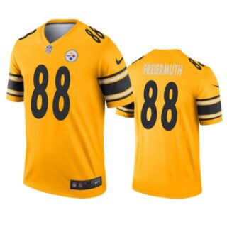Men's #88 Pat Freiermuth Pittsburgh Steelers Vapor Limited Jersey Stitched Yellow