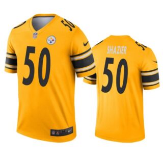 Men's #50 Ryan Shazier Pittsburgh Steelers Vapor Limited Jersey Stitched Yellow