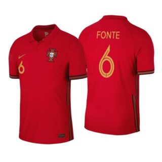 Men's Jose Fonte Portugal National Red Home Jersey