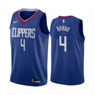 Men's Rajon Rondo Los Angeles Clippers Basketball Jersey Royal