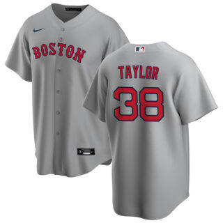 Men's Boston Red Sox #38 Josh Taylor Jersey Cool Base Gray