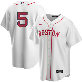 Men's Boston Red Sox #5 Enrique Hernandez Jersey Cool Base White