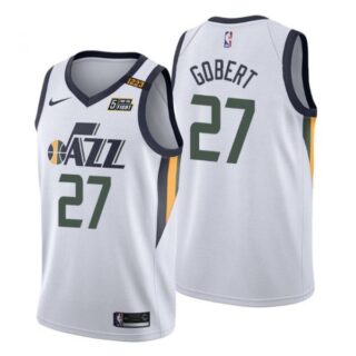 Men's Rudy Gobert Utah Jazz Basketball Jersey White
