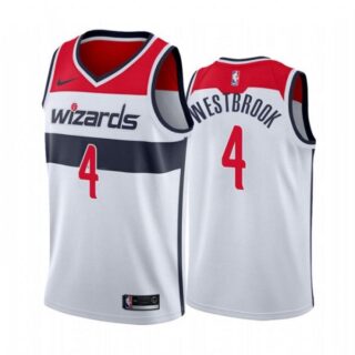 Men's Russell Westbrook Washington Wizards Basketball Jersey White