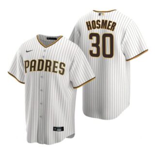 Men's #30 Eric Hosmer San Diego Padres Cool Base Jersey White