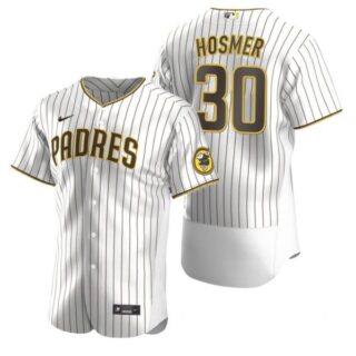 Men's #30 Eric Hosmer San Diego Padres Flex Base Jersey White