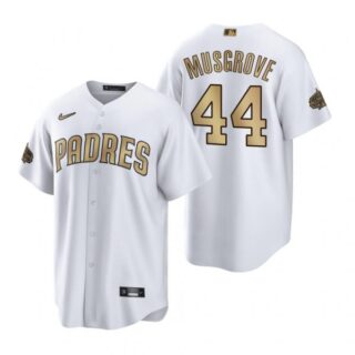 Men's Cool Base Joe Musgrove San Diego Padres 2022 MLB All-Star Game White Stitched Jersey
