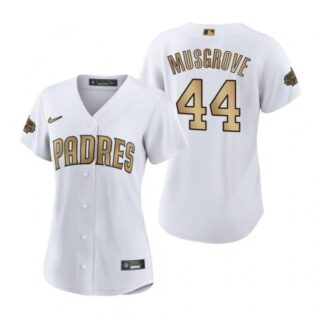 Women's Joe Musgrove San Diego Padres 2022 MLB All-Star Game White Stitched Jersey