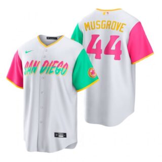 Youth San Diego Padres Joe Musgrove White City Connect Stitched Jersey