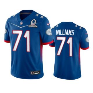 Men's Trent Williams San Francisco 49ers 2022 NFC Pro Bowl Stitched Jersey Royal