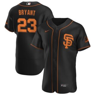 Men's Kris Bryant San Francisco Giants Flex Base Jersey - Stitched Black