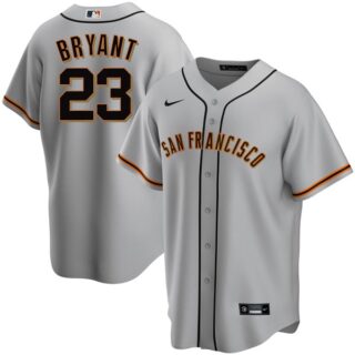 Men's Kris Bryant San Francisco Giants Cool Base Jersey - Stitched Gray