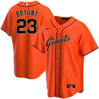 Men's Kris Bryant San Francisco Giants Cool Base Jersey - Stitched Orange