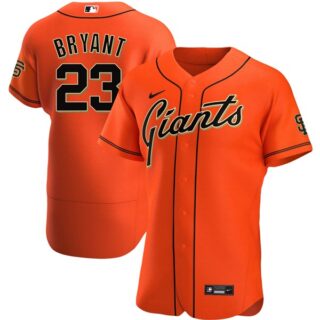 Men's Kris Bryant San Francisco Giants Flex Base Jersey - Stitched Orange
