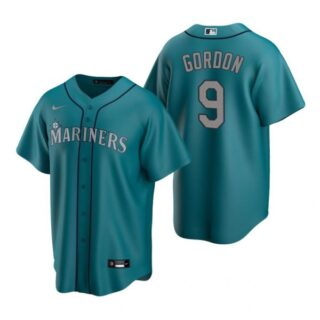 Men's Dee Gordon Seattle Mariners Cool Base Jersey White Aqua