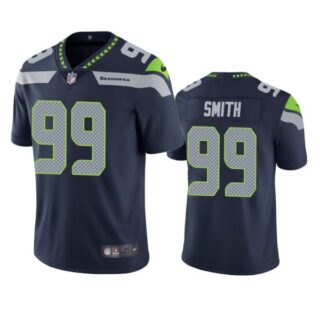 Men's #99 Aldon Smith Seattle Seahawks Limited Jersey Stitched Navy
