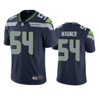 Men's #54 Bobby Wagner Seattle Seahawks Limited Jersey Stitched Navy