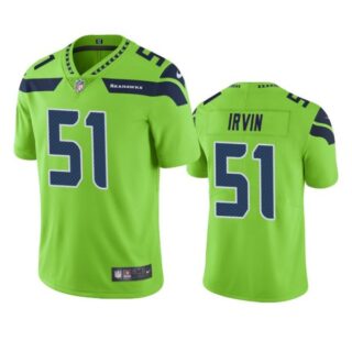 Men's #51 Bruce Irvin Seattle Seahawks Limited Jersey Stitched Green