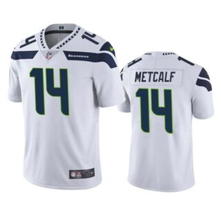 Men's #14 D.K. Metcalf Seattle Seahawks Limited Jersey Stitched White