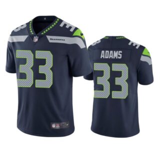 Men's #33 Jamal Adams Seattle Seahawks Limited Jersey Stitched Navy