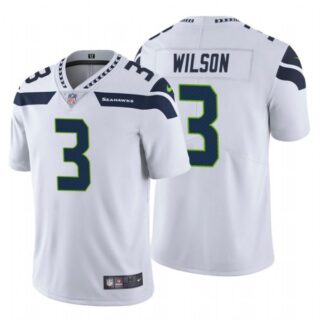 Men's #3 Russell Wilson Seattle Seahawks Limited Jersey Stitched White