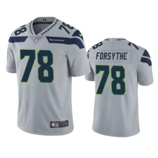 Men's #78 Stone Forsythe Seattle Seahawks Limited Jersey Stitched Gray