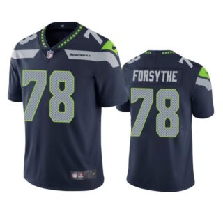 Men's #78 Stone Forsythe Seattle Seahawks Limited Jersey Stitched Navy