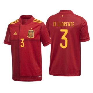 Men's Diego Llorente Spain National Red Home Jersey