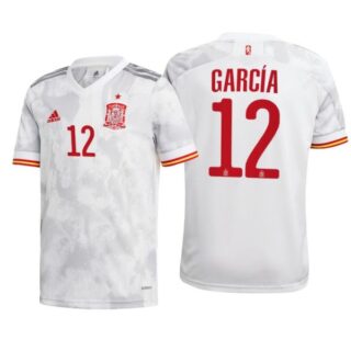 Men's Eric Garcia Spain National Soccer Team White Away Jersey