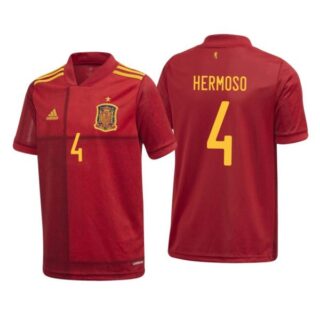Men's Mario Hermoso Spain National Soccer Team Red Home Jersey