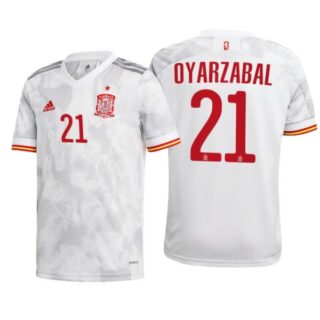 Men's Mikel Oyarzabal Spain National Soccer Team White Away Jersey
